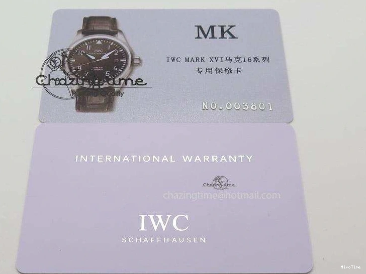 MIROTIME 0224 Pilot Mark XVI “Father & Son 2012” MK Maker SS Sliver Dial A2892 On Black Leather Strap Attractive 7373